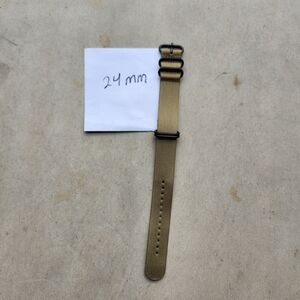 Men's Brown Watch 24mm Strap